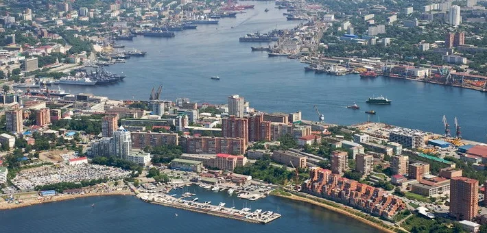 La ville de Vladivostok en Russie