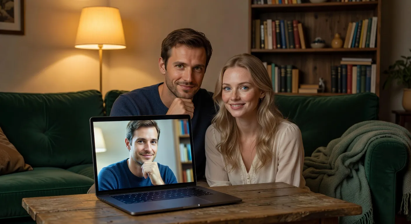 Conversation video entre un homme francais et une femme russe — Rencontrer une femme russe en France en 2026 : guide complet